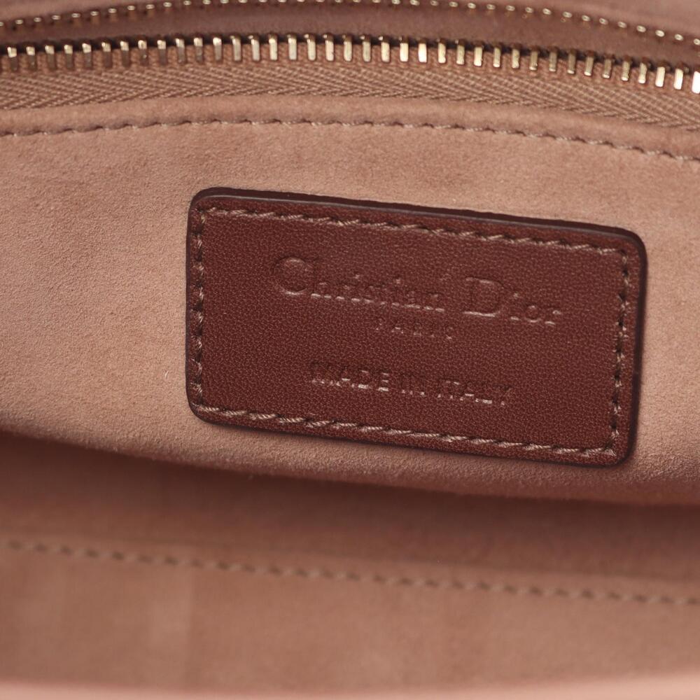 Dior Lady Cannage Handbag Leather Pink - Picture 4 of 8